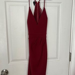 Windsor Women's Small Maroon Bodycon Dress.